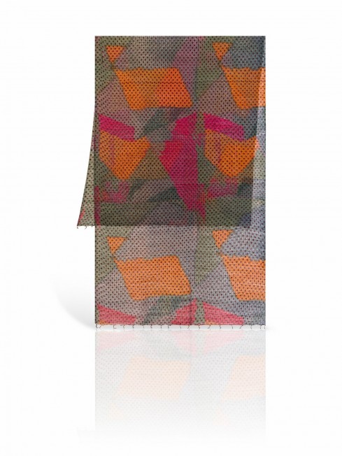 Палантин Женский SW-PATCH.POLKA/GREENISH